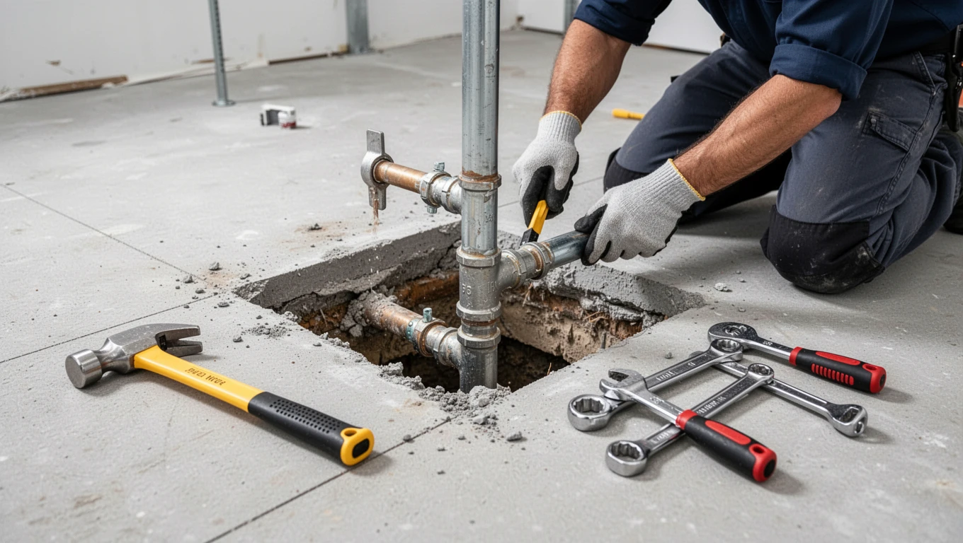 Slab Leak Repair